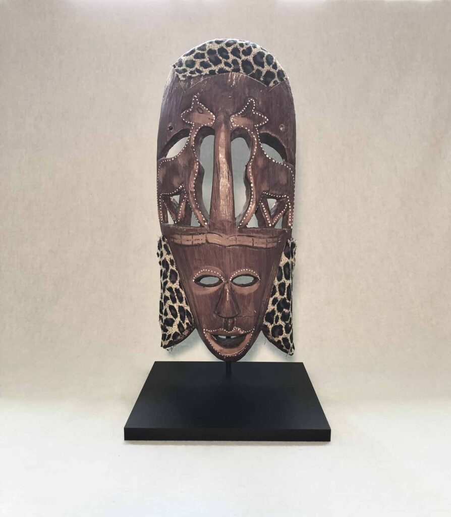 African Mask Stand