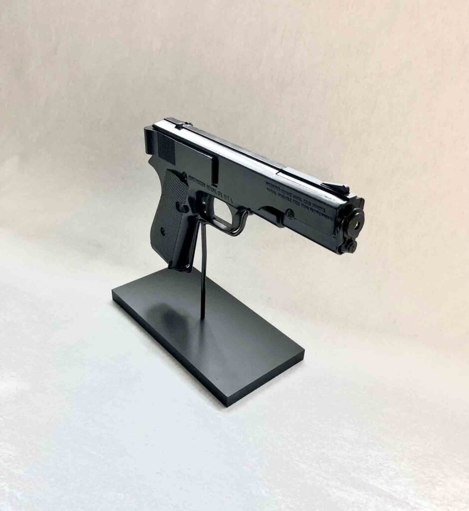 pistol and hand gun display stand