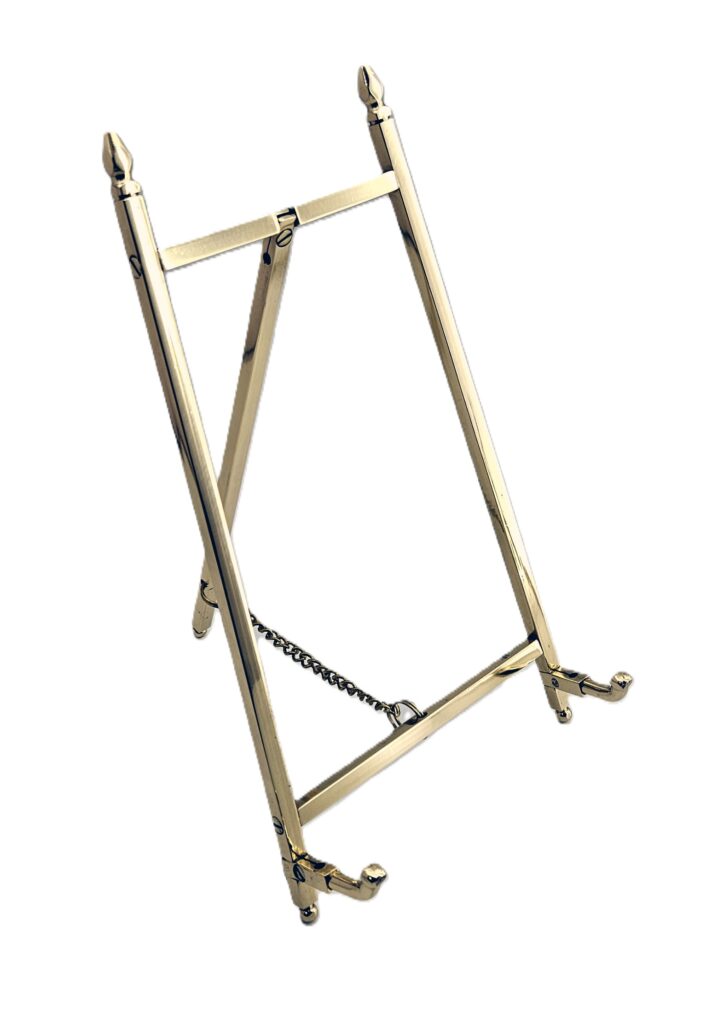 decorative brass easel