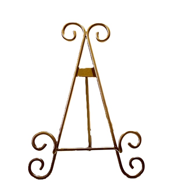 decorative brass easel